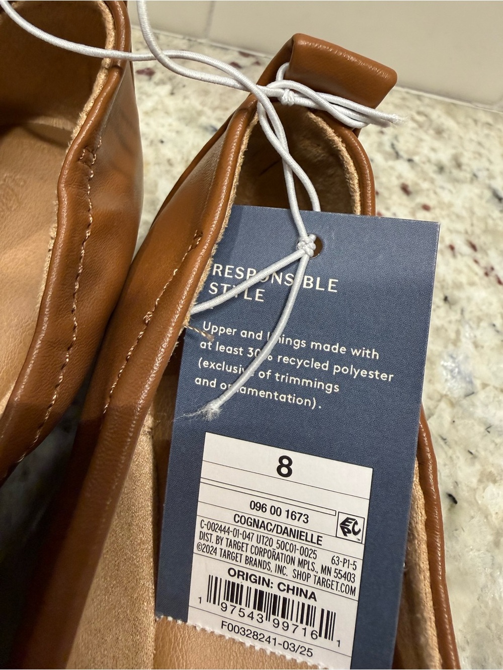 Universal Thread Women's Brown Ballet Flats Size 8 NWT - Picture 9 of 9